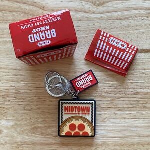 Midtown Pizza Keychain with HEB Branding